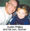 Austin Phillips and his son, Gunner
