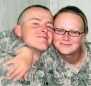 Ian and Suzanne Anderson, served in the same military unit