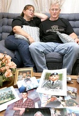 Mark and Lisa Adams share memories of their son, Jeffrey Shaffer, 21, Waco, Texas