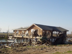 Damage south of Slidell is extensive